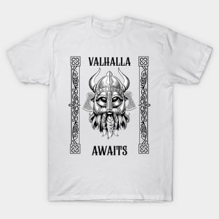 Valhalla Awaits Viking T-Shirt